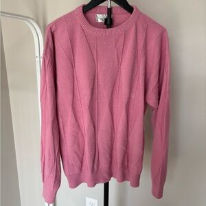 Dior Pink Knit Sweater with Christian Dior Label